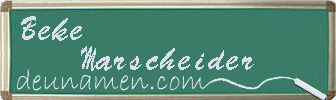 Beke Marscheider Visitenkarte